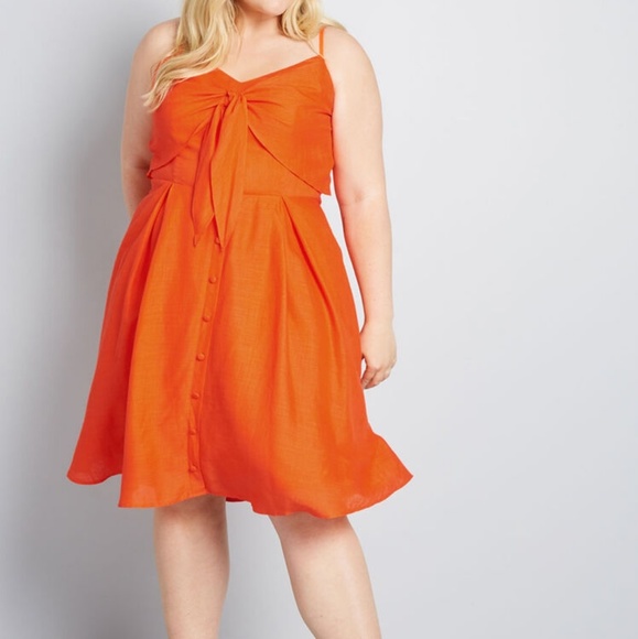 Modcloth Dresses & Skirts - NWT Modcloth Linen Swingin' Summer Sundress
2X